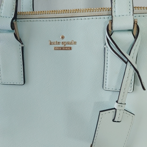 KATE SPADE Cameron Street Small Lucie Leather Shoulder Bag island waters - Picture 2 of 16